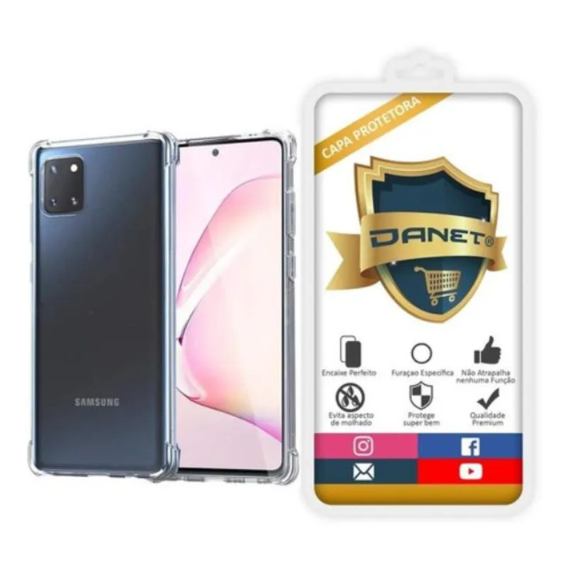 Capa Air Anti Impacto Galaxy Note 10 Lite - Transparente