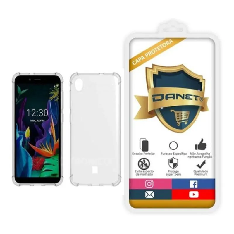 Capa Capinha Air Impacto LG K8 Plus K8+ Tela 5.45 Case Top Case Transparente - Transparente