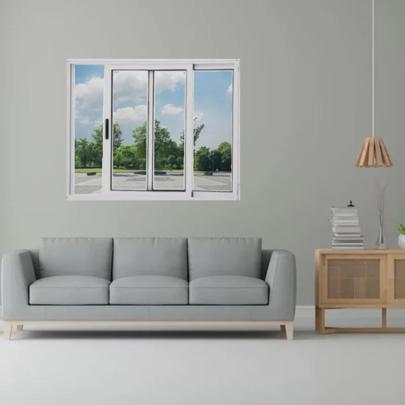 Janela Vitrô de Alumínio 2 Folhas 120 X 150cm Linha 25 Esquadrias Bergamo
