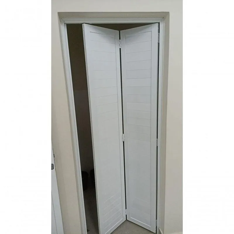 Porta Lambril Camarão Alumínio Branco 2.10 X 0.70 Direita
