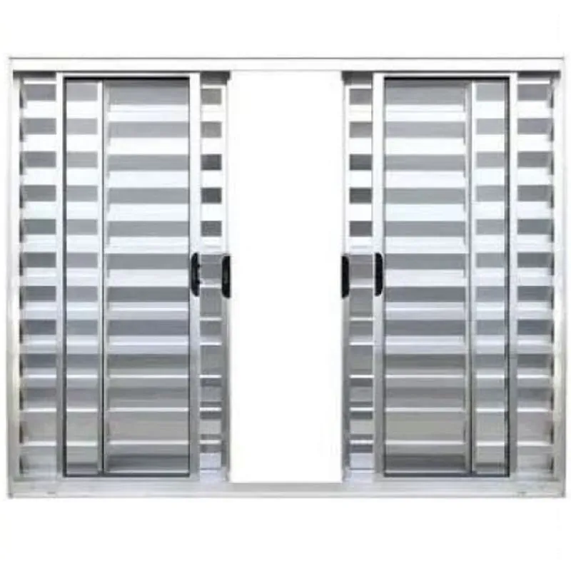 Janela Veneziana 6 Folhas Alumínio Brilhante Modular - Dc