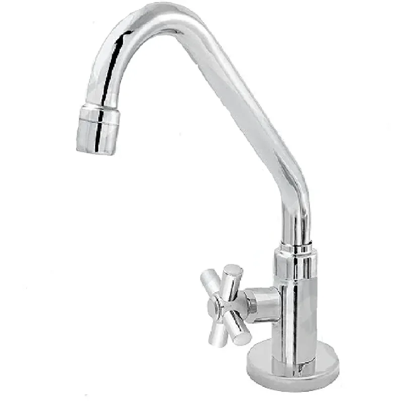 TORNEIRA BICA MOVEL P/BANCADA MVS 1157 C64 METAL CROMADA SV METAIS - AbrastolFerramentas