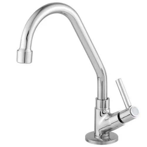 TORNEIRA BICA MOVEL P/BANCADA 1/4 VOLTA 1157 C34 METAL CROMADA SV METAIS - AbrastolFerramentas