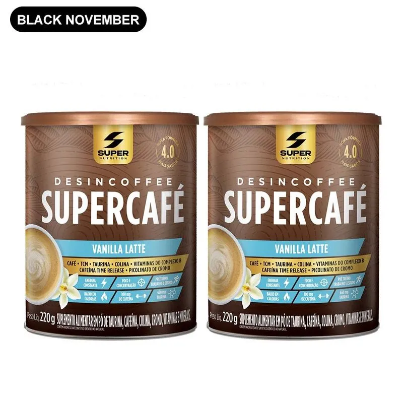 Kit 02 Desincoffee Supercafé Vanilla Latte