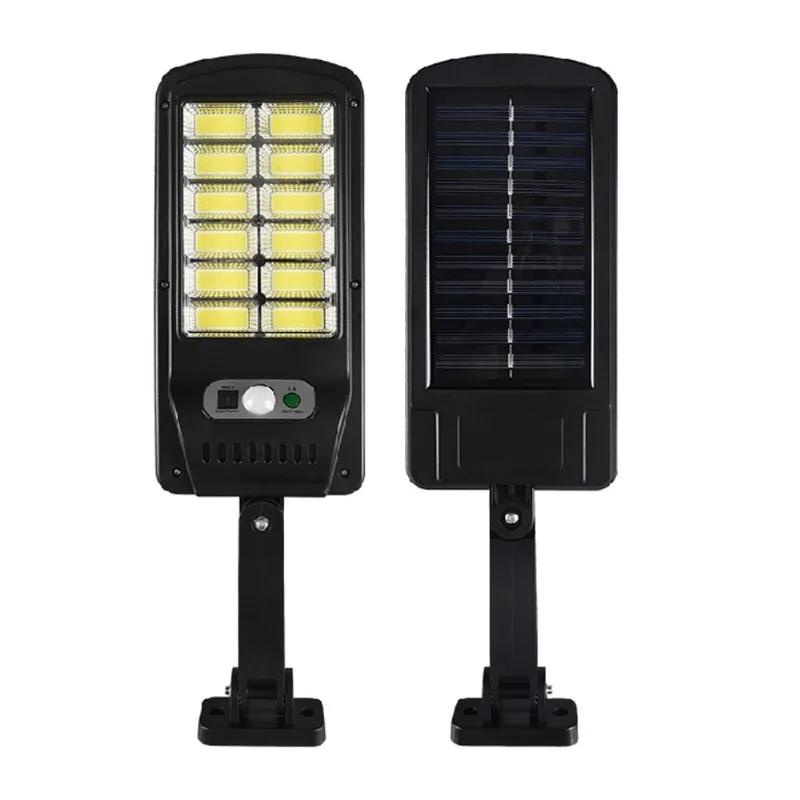 Luminária Solar Led 128 Cob Parede Refletore Sensor Controle - 12 treliças
