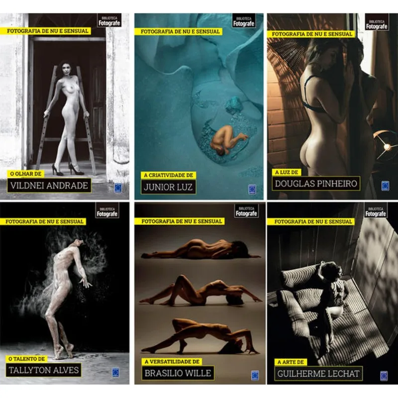COLEÇÃO FOTOGRAFIA DE NU E SENSUAL ( 6 VOLUMES)