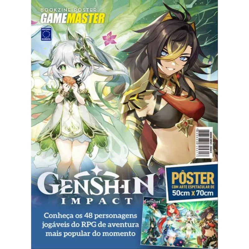 SUPERPÔSTER GAME MASTER - GENSHIN IMPACT - ARTE D
