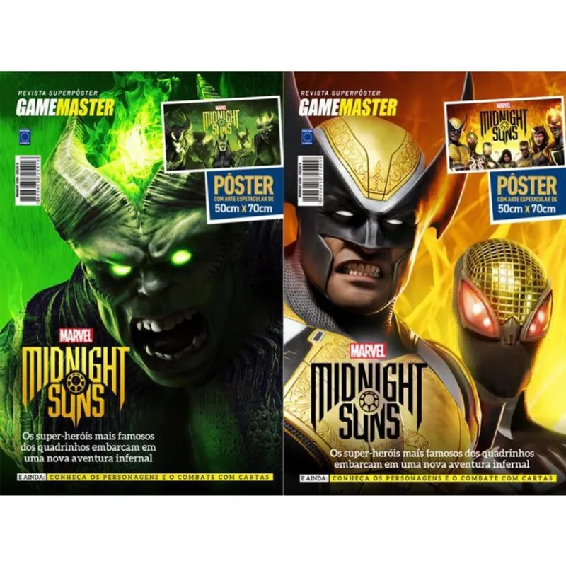 Superpôster game master - midnight suns - arte a + b