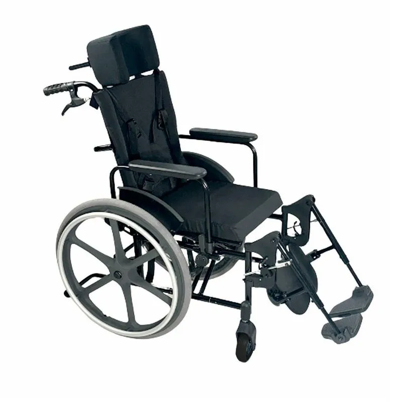 Cadeira de Rodas Reclinável OS1R 501 Tam/40cm Preto Ortomobil