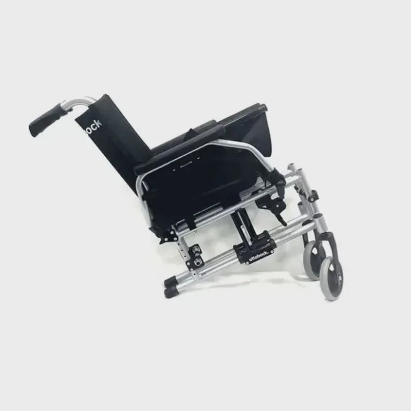 Cadeira de Rodas Ortomobil Modelo MA3FO Preto Semi brilho