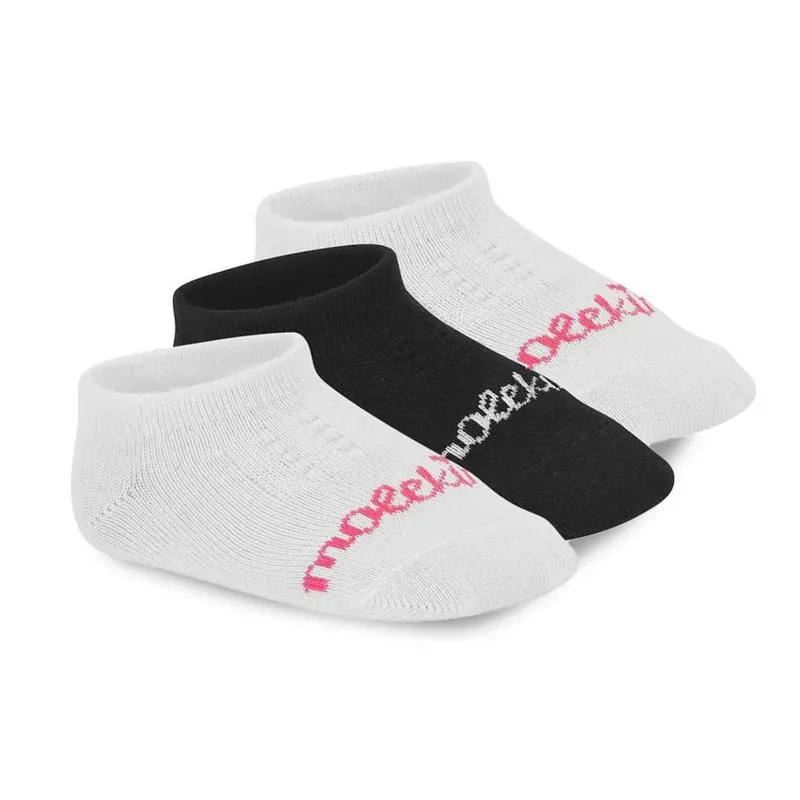 Kit 3 Meias Molelekinha Cano Baixo 23/27 Infantil Cores UNICO