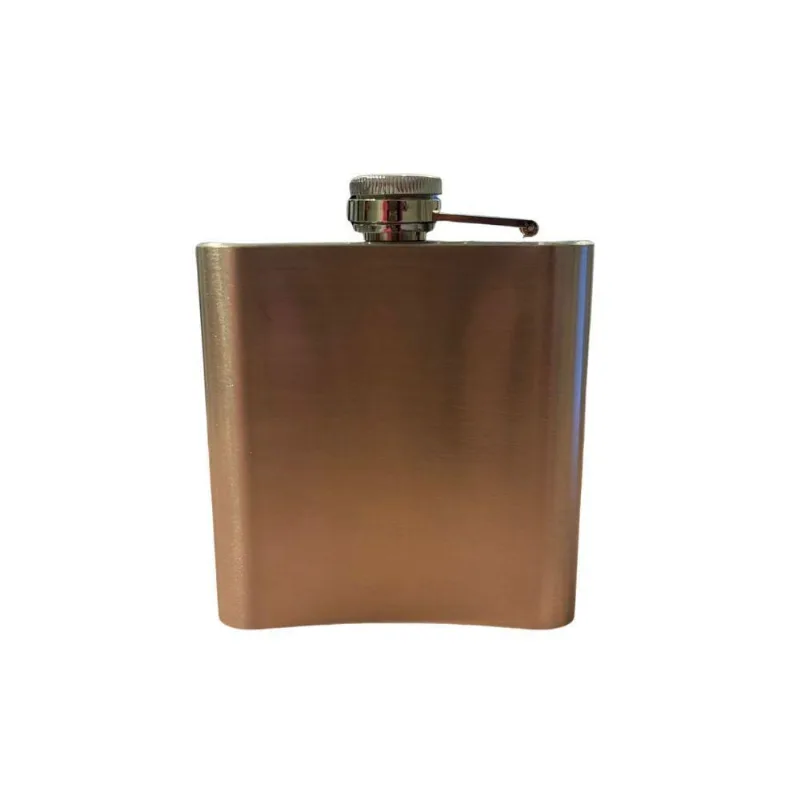 Cantil Whiskeira De Bolso Em Aço Inox 6 Oz Porta Bebidas 180ml