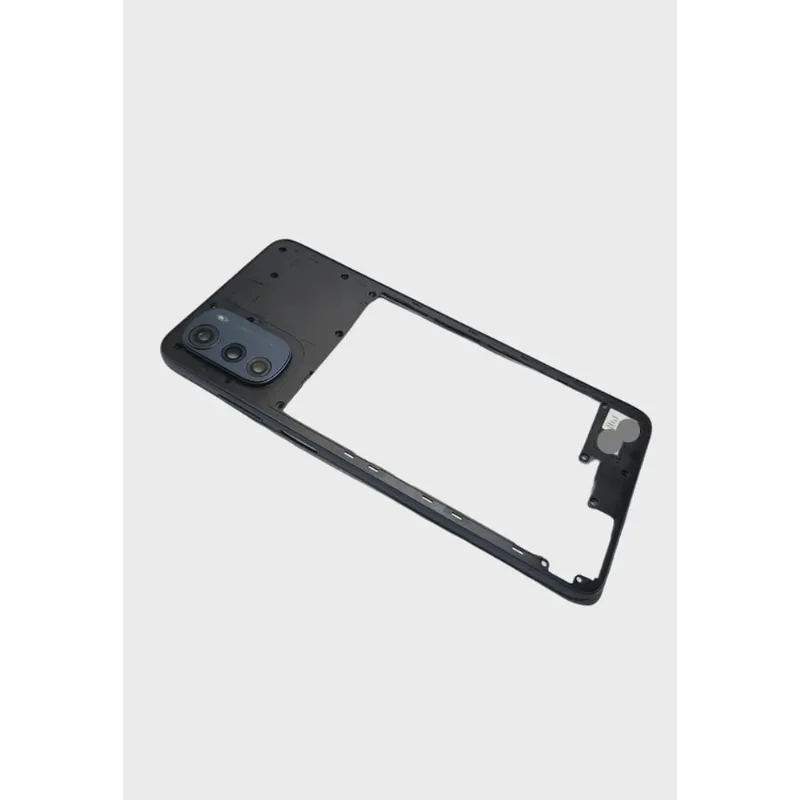 Back com Aro e Lentes Traseira Moto E32 Azul Escuro Autorizada Motorola