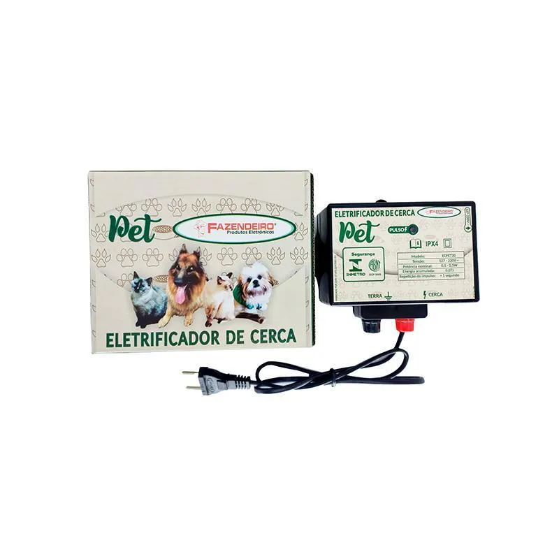 Eletrificador Cerca Pet Fazendeiro