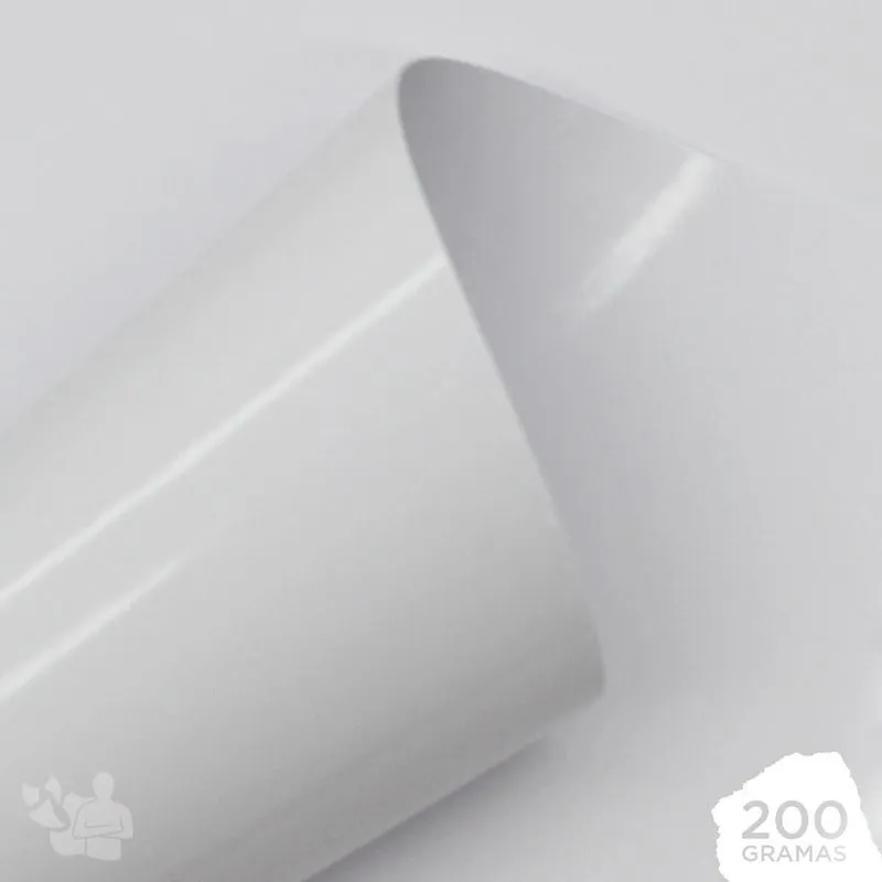 Papel Fotográfico Brilho 200g Jato De Tinta A4 100 Folhas