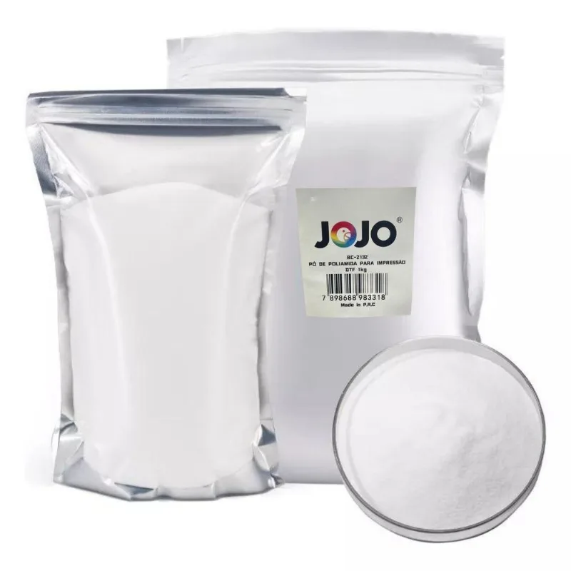 Pó De Poliamida 1kg Jojo - Pó Para Impressão Dtf Sublimação