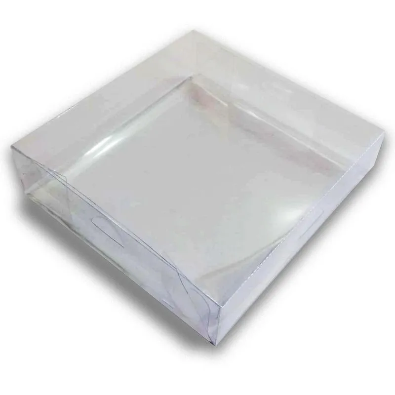 10 Caixas Para 25 Brigadeiro Com Berço, Transparente Acetato