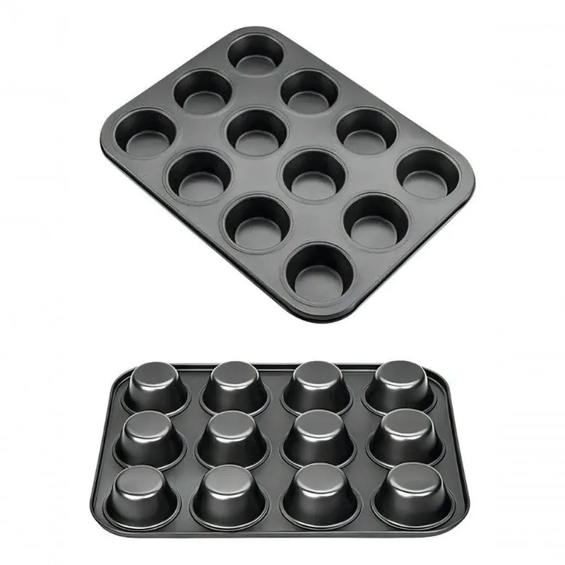 Forma Assadeira Para Cupcakes Antiaderente Teflon Empadas Queijadinha Pao De Queijo Não Gruda