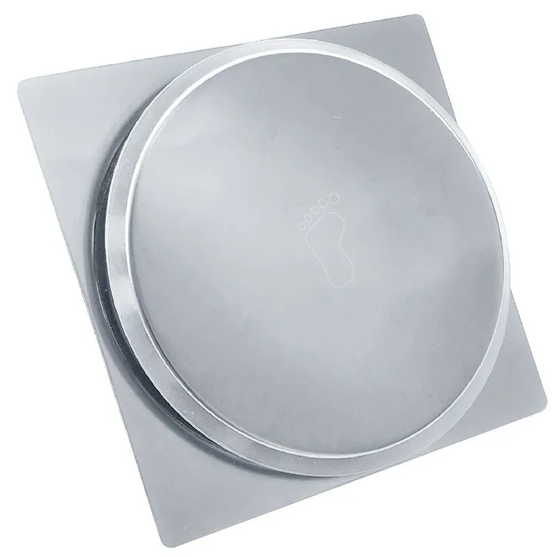Ralo Click Quadrado 15x15cm Inox
