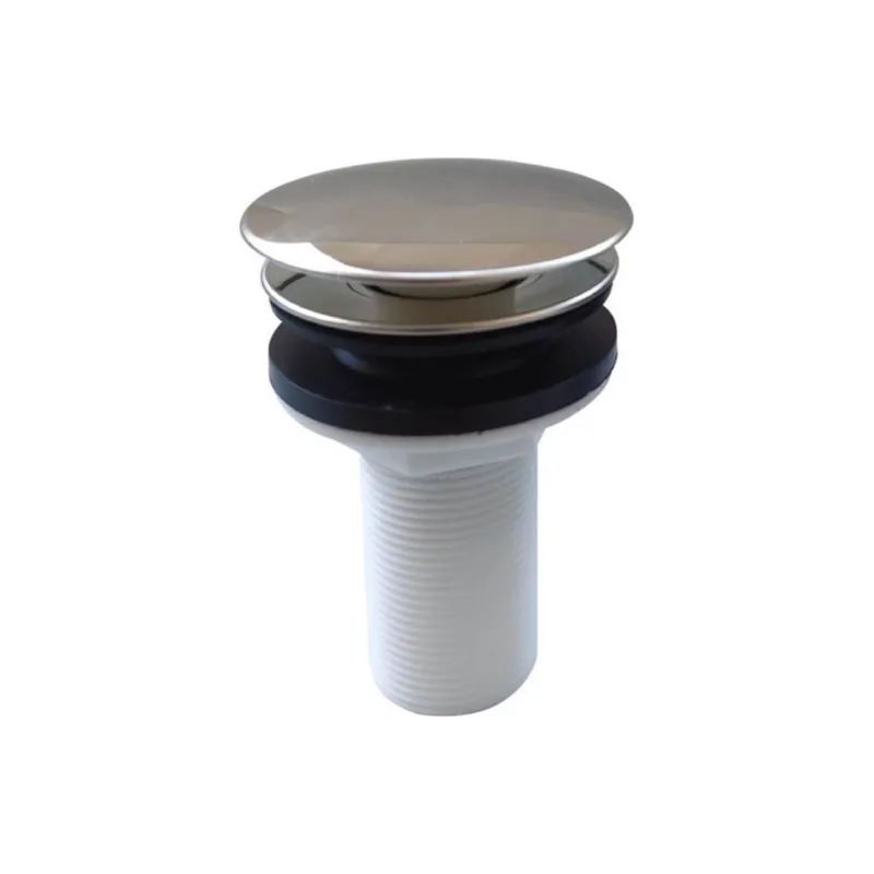 Válvula ralo click 7/8 gpl inox plástico pia lavatório cuba