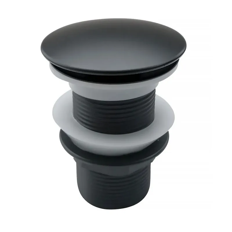 Valvula click 1 1/4 inox black vc114-bla