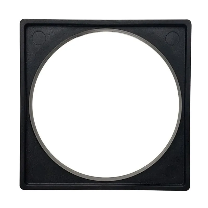 Porta Grelha 10x10 Abs Preto Ralo Quadrado Caixilho Box