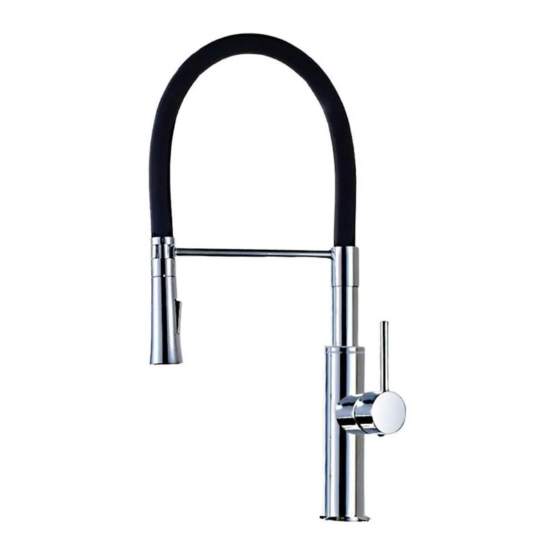 Torneira Gourmet Cozinha Monocomando Mangueira Preta