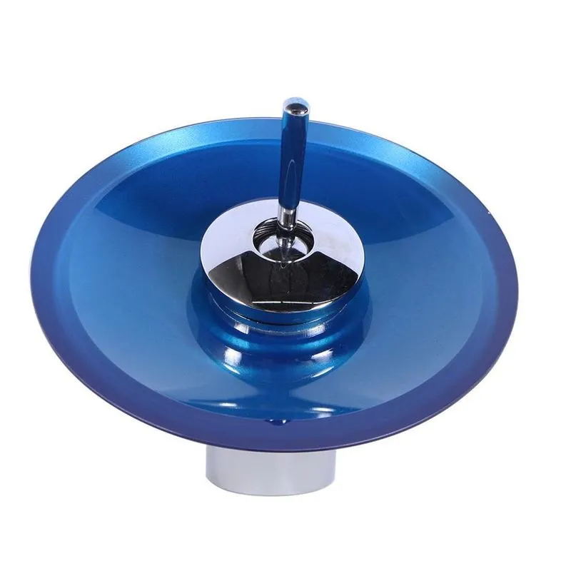 Torneira Misturador Monocomando Cascata Vidro Baixa Azul