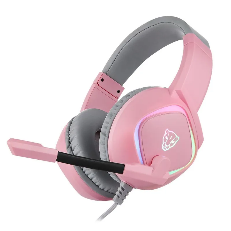 Headset Gamer Motospeed G750 Rosa Rgb