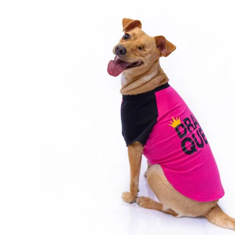 Camiseta Dog Drama Queen Roxo GG