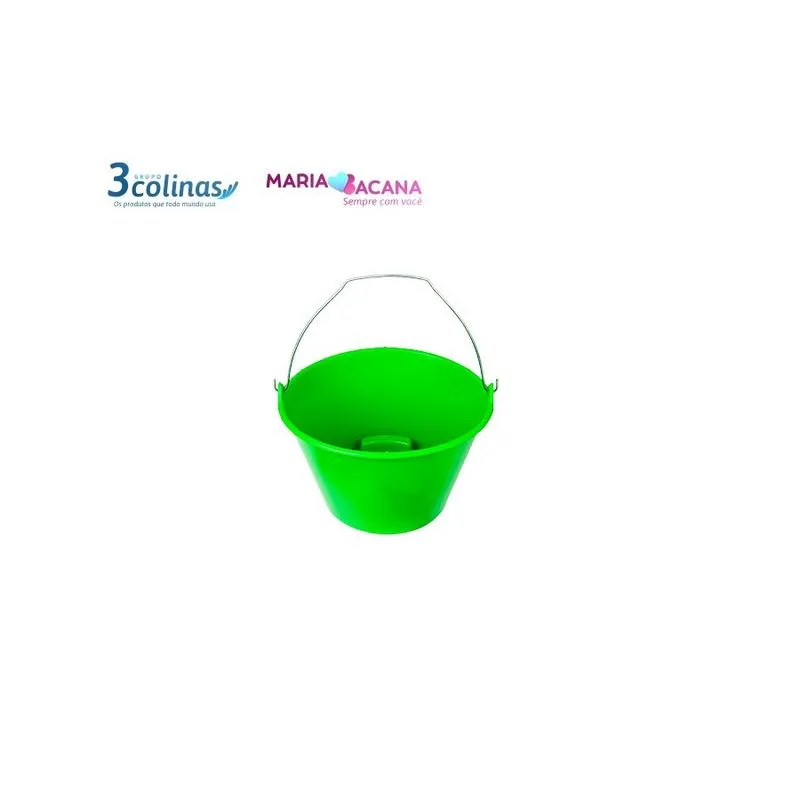 BALDE COLORIDO PLASTICO 12 LITROS