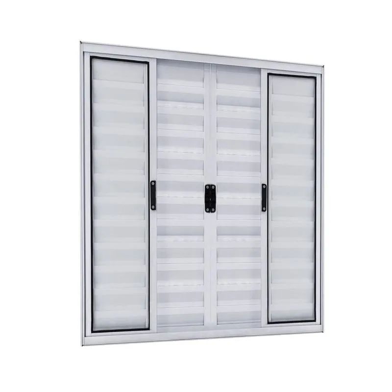 VENEZIANA 6 FOLHAS DE CORRER - ALUMÍNIO BRANCO 1,00 X 1,50M