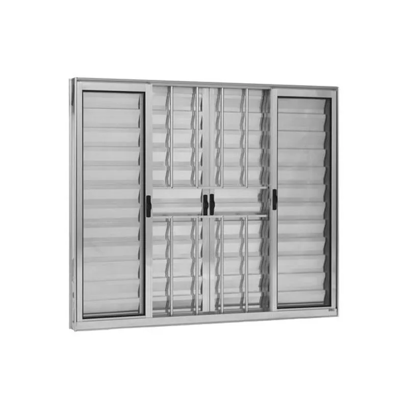 Veneziana 6 Folhas C/grade - Brilhante 1,20 X 1,50