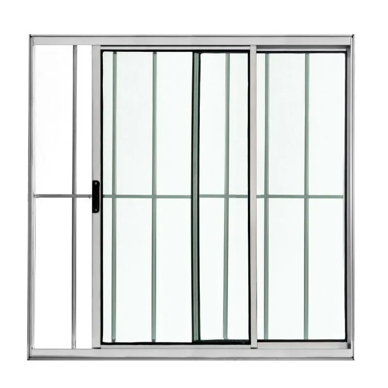 Vitrô 2 Folhas C/grade Total - Brilhante 1,00 X 1,20