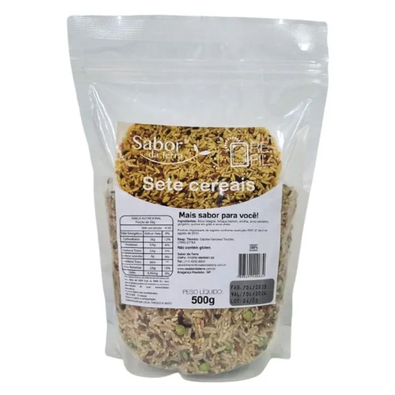 Arroz 7 Cereais Sabor Da Terra 500g