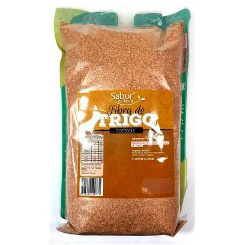Fibra De Trigo Fina Tostada Sabor Da Terra 400g