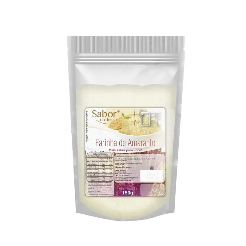 Amaranto Em Pó Sabor Da Terra 150g