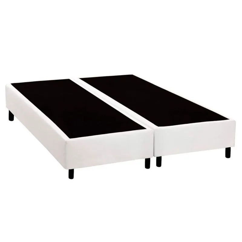 Cama Box Base King Universal Courano White (186x198x20) - Costa Rica