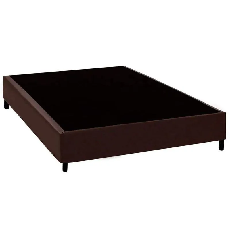 Cama Box Base Casal Universal Courano Brown (138x188x20) - Costa Rica