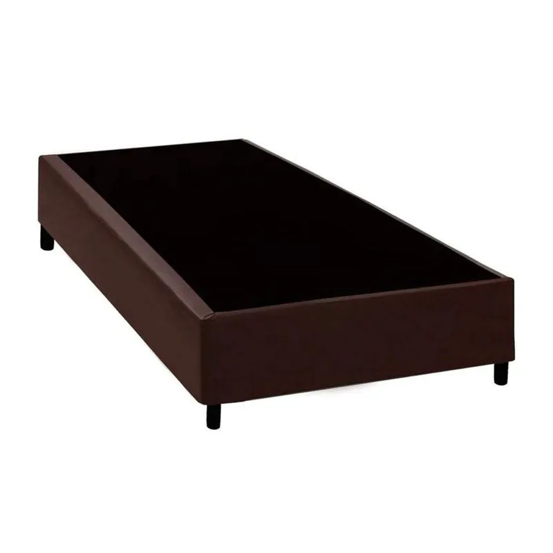 Cama Box Base Solteiro Universal Courano Brown (88x188x20) - Costa Rica