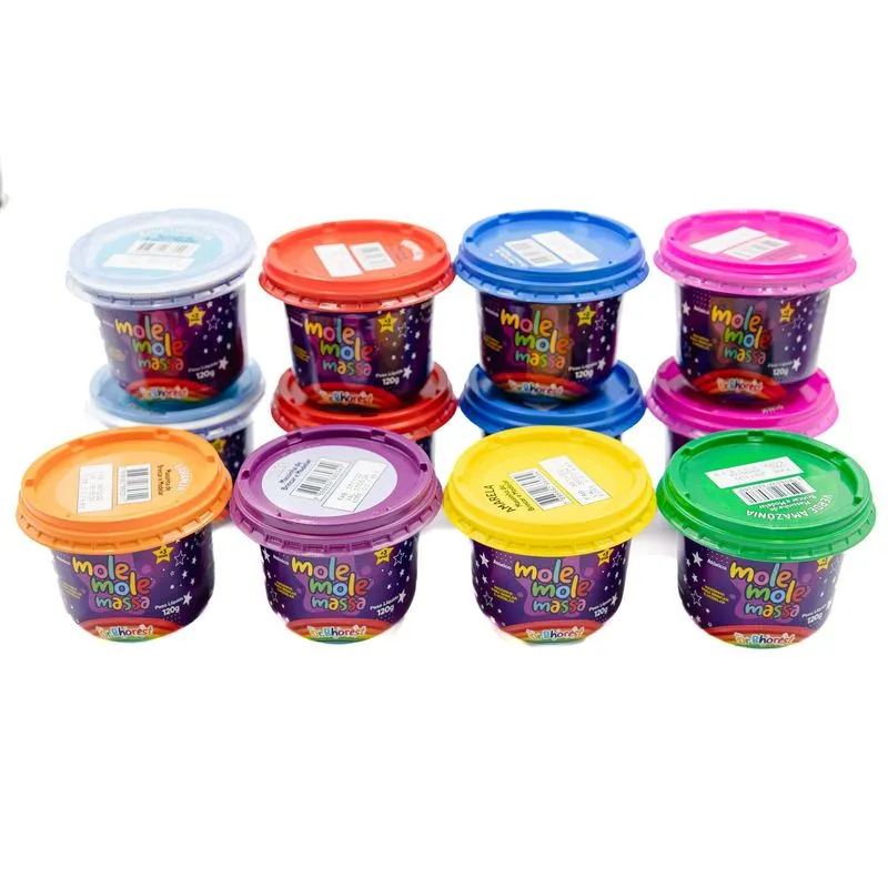 Conjunto 12 Unidades De Mole Mole Massa Com 120g