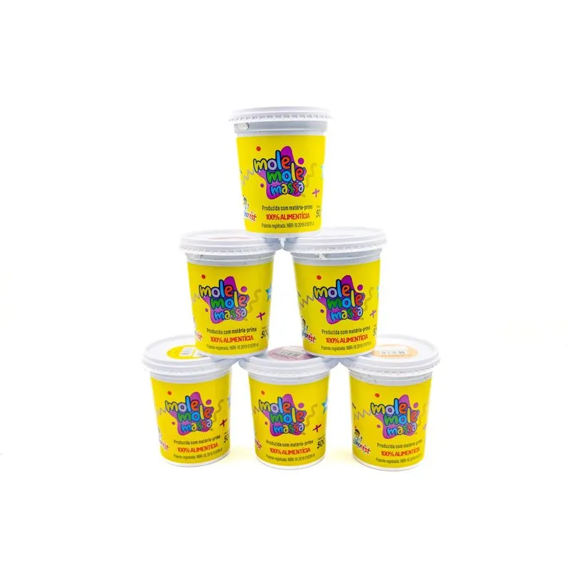 Conjunto Escolar 6 Unidades Mole Mole Massa 500g