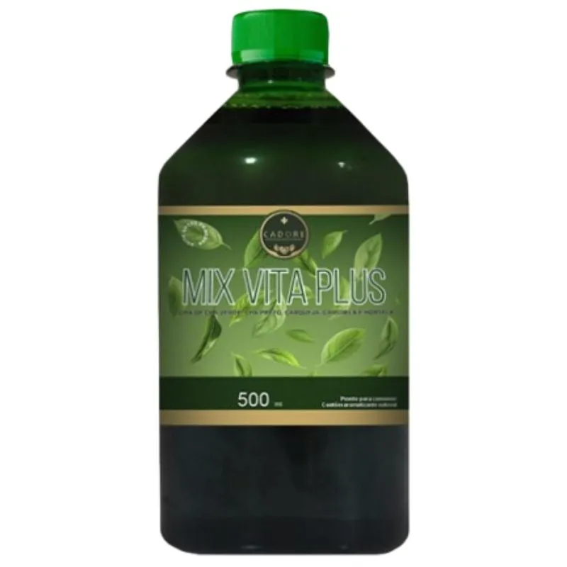 Cadore Mix Vita Plus 500 Ml Digestivo Amargo Cha Verde Preto