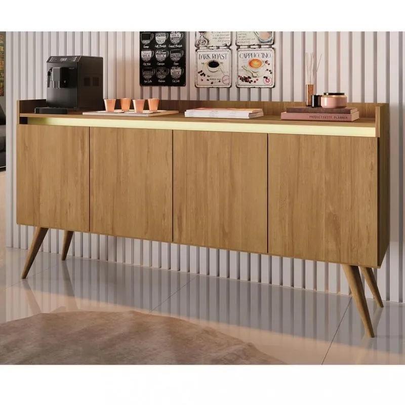 Aparador Buffet 4 Portas Gold Primus