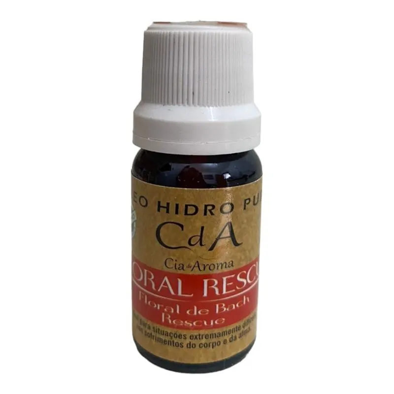 Óleo Hidrossolúvel Floral Rescue Puro Umidificadores 10ml