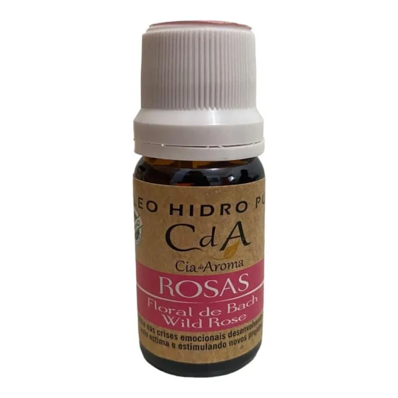 Óleo Hidrossolúvel Rosas Puro Para Umidificadores 10ml