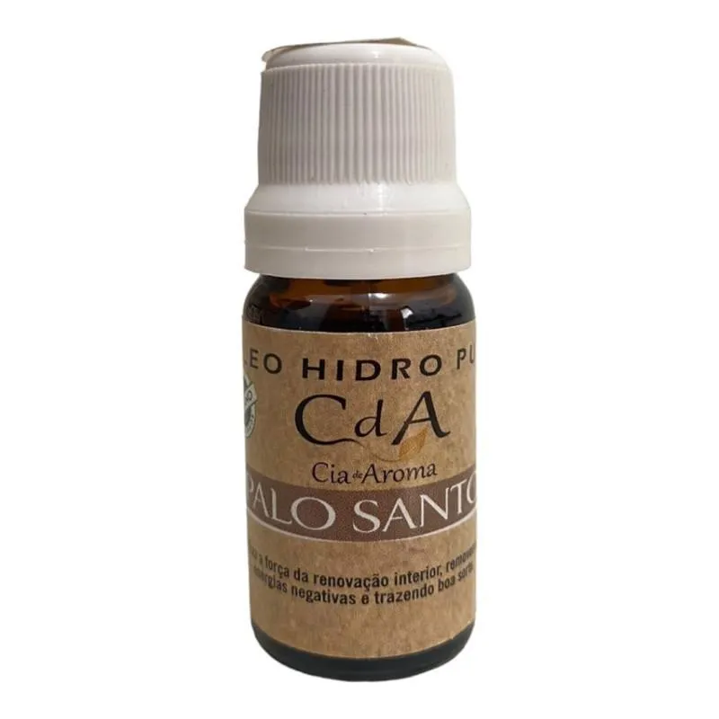 Óleo Hidrossolúvel Palo Santo Puro Para Umidificadores 10ml