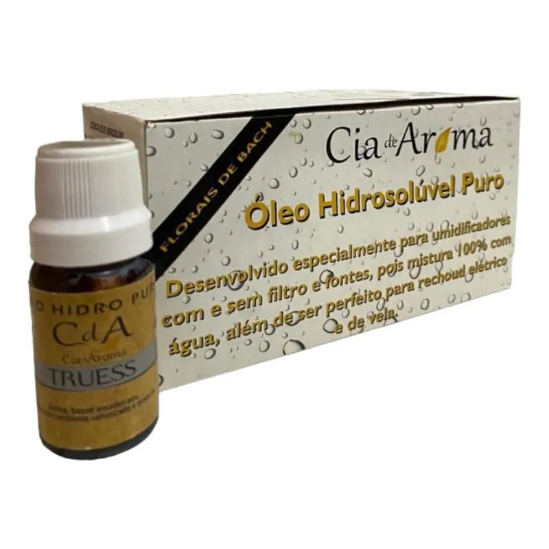 Kit 10 Óleo Hidrossolúvel Truess Puro Umidificadores 10ml