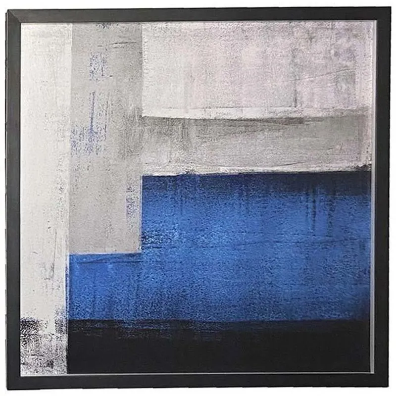 Quadro Decorativo Arte Própria Mar Cubista Ii 60x60cm