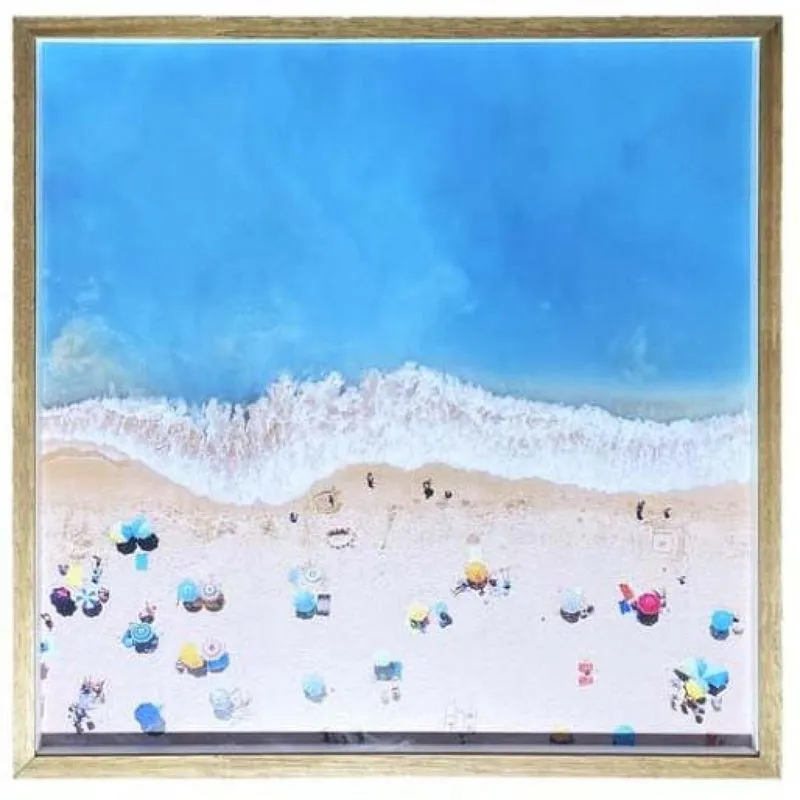 Quadro Decorativo Arte Própria Praia I 50x50cm